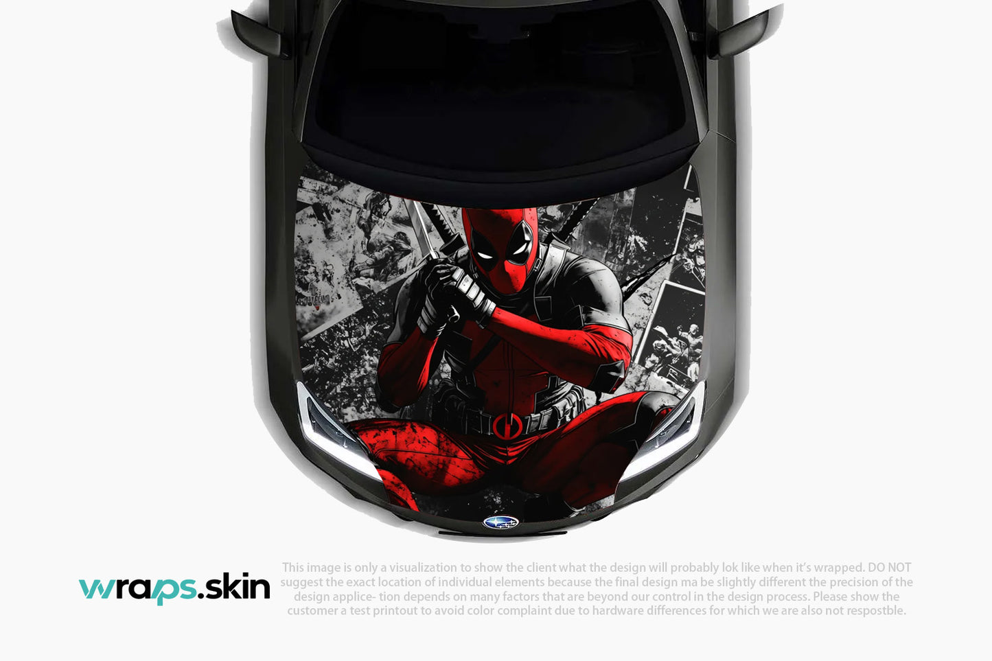 Crimson Rogue - Premium Custom Hood Wrap