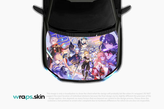 Celestial Wanderers Premium Custom Hood Wrap