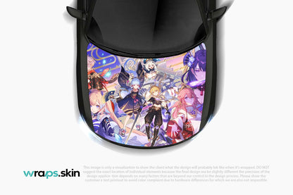 Celestial Wanderers Premium Custom Hood Wrap