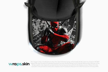 Crimson Rogue - Premium Custom Hood Wrap