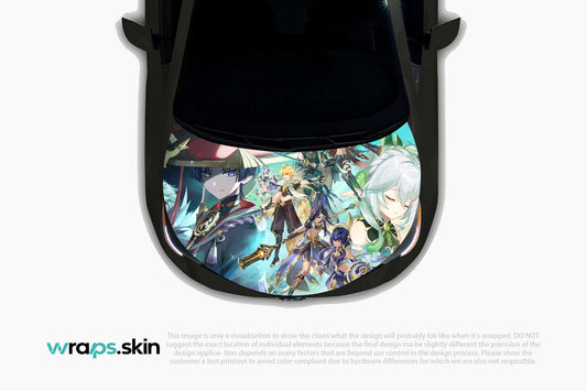 Elemental Convergence - Premium Custom Hood Wrap