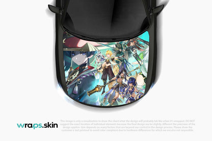 Elemental Convergence - Premium Custom Hood Wrap
