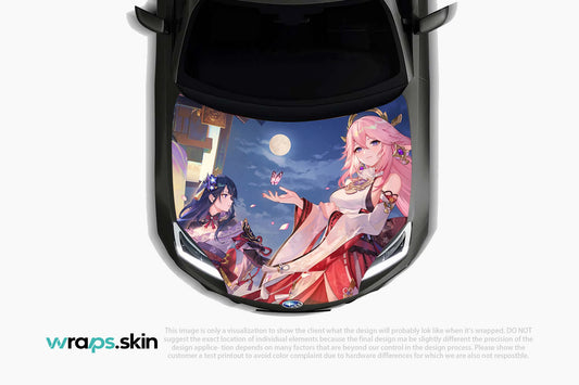 Sakura Moonlight Premium Custom Hood Wrap