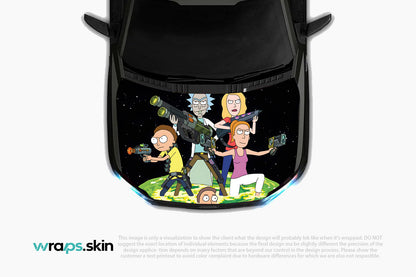 Interdimensional Adventures  Premium Custom Hood Wrap